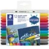 Staedtler Design Journey Duo Tipped Fabric Marker 12 Pack 1 Staedtler Design Journey Duo Tipped Fabric Marker 12 Pack -Drawing Tools & Stationery-Staedtler design journey duo tipped fabric marker 12 pack p18930 62252 image