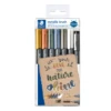 Staedtler Design Journey Metallic Brush Pen Set -Drawing Tools & Stationery-Staedtler design journey metallic brush pen set p17875 57430 zoom