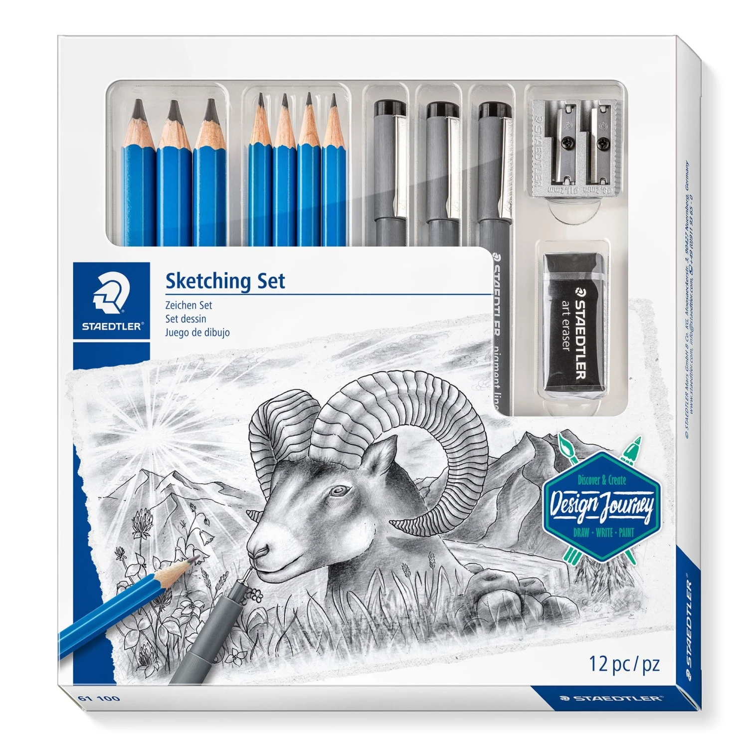Staedtler Design Journey Sketching Set 3 Staedtler Design Journey Sketching Set