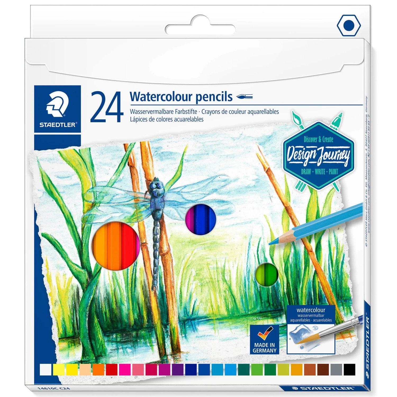 Staedtler Design Journey Watercolour Pencils Pack Of 24 3 Staedtler Design Journey Watercolour Pencils Pack Of 24