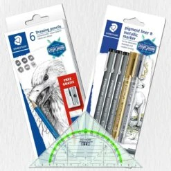 Staedtler Drawing With Ink And Watercolours With Kalliopi Lyviaki Class Starter Set For Session 1 And 2