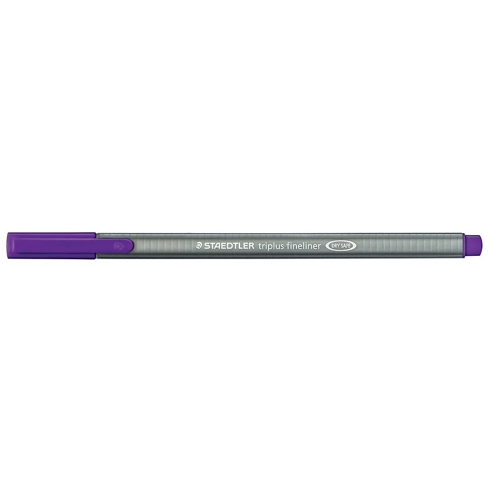 Staedtler Triplus Fineliner - 0.3mm Tip - Violet 3 Staedtler Triplus Fineliner - 0.3mm Tip - Violet