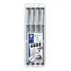 Staedtler Pigment Liner Pens, Assorted, 4 Pack 1 Staedtler Pigment Liner Pens, Assorted, 4 Pack -Drawing Tools & Stationery-Staedtler ea31ab8f6d10b0fab63e716fc959df215b7b8c38 square13272 1