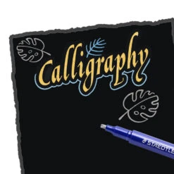 Staedtler Metallic Calligraphy Brush Markers - 1-6mm Tips - 5 Pack (8325TB5A6) -Drawing Tools & Stationery-Staedtler f7813c4a17af487922886a0677b752870e0bfed4 square3003956 4