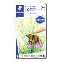 Staedtler Pastel Coloured Pencils - Tin - 12 Pack (146P M12)