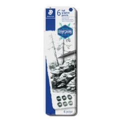 Staedtler Full Graphite Pencil - Mars Lumograph - 6 Pack