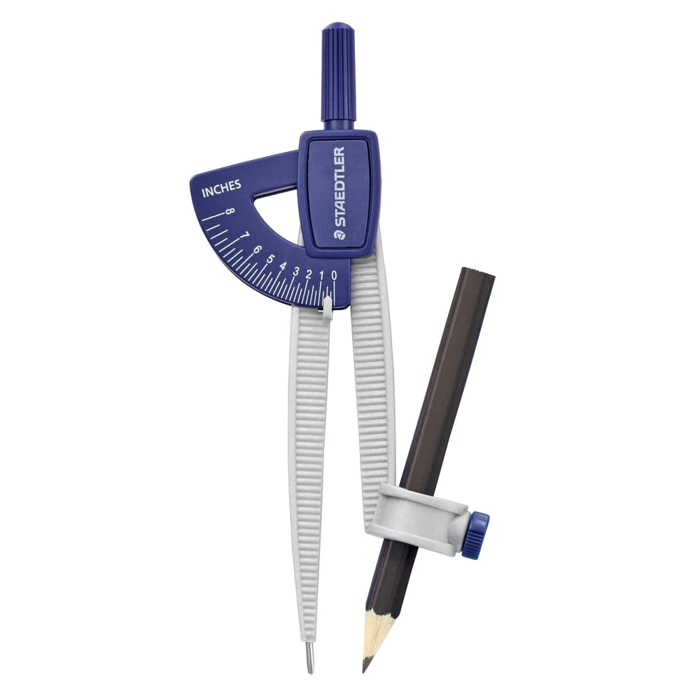 Staedtler Student Compass & Pencil - Silver/Blue 5 Staedtler Student Compass & Pencil - Silver/Blue - Image 3
