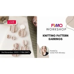 Staedtler FIMO Live Workshop Create Knitted Pattern Earrings With FIMO Soft -Drawing Tools & Stationery-Staedtler fimo live workshop create knitted pattern earrings with fimo soft p19970 67321 zoom