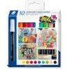 Staedtler Lumocolor Paint Marker Pack Of 10 -Drawing Tools & Stationery-Staedtler lumocolor paint marker pack of 10 p20317 69295 image