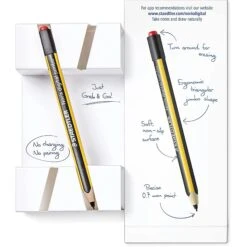 Staedtler Noris Digital Jumbo Stylus With Soft Digital Eraser -Drawing Tools & Stationery-Staedtler noris digital jumbo stylus with soft digital eraser p18873 62011 zoom