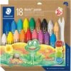 Staedtler Noris Junior Wax Crayons Box Of 18 -Drawing Tools & Stationery-Staedtler noris junior wax crayons box of 18 p20290 69389 image