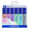 Staedtler Textsurfer Highlighter Pack Of 6 Pastel Colours -Drawing Tools & Stationery-Staedtler textsurfer highlighter pack of 6 pastel colours p16541 53195 zoom