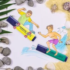 Staedtler Textsurfer Highlighter Pack Of 6 Pastel Colours -Drawing Tools & Stationery-Staedtler textsurfer highlighter pack of 6 pastel colours p16541 53197 zoom