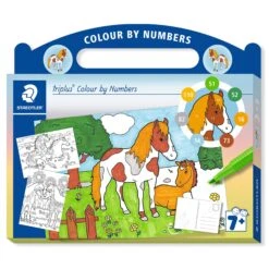 Staedtler Triplus Colour By Numbers Horses